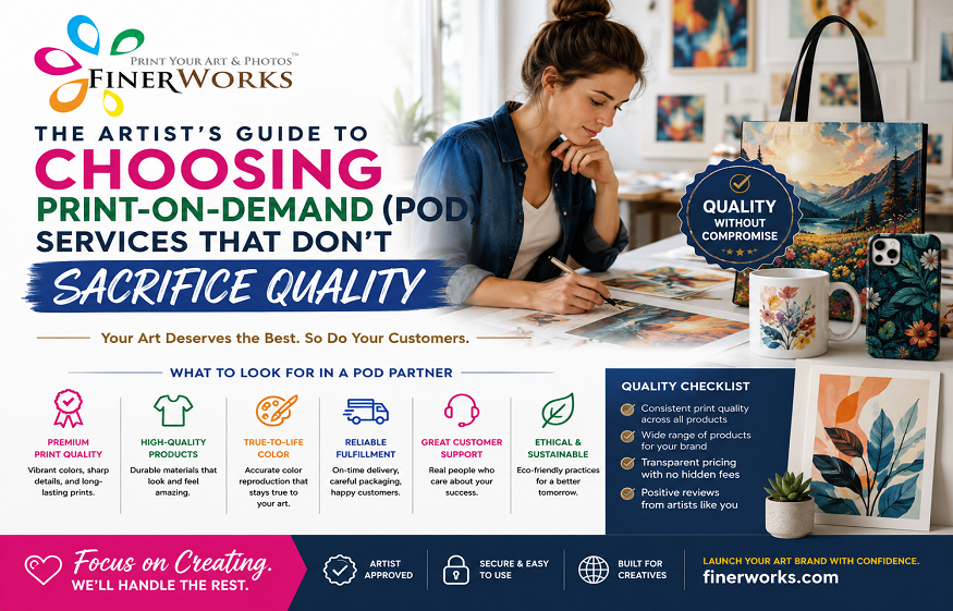 print on demand companies for artists